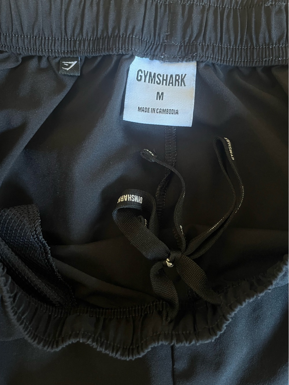 Gymshark Black Training Shorts Size Medium Athletic Gym Running Performance - Picture 4 of 8